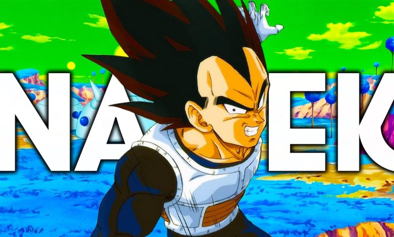 Végéta sur Namek, déterminé à réunir les Dragon Balls face à Freezer