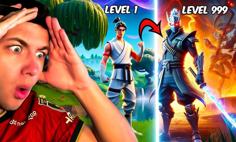 Katana légendaire débloqué après la ceinture noire dans Ninja Tycoon sur Fortnite