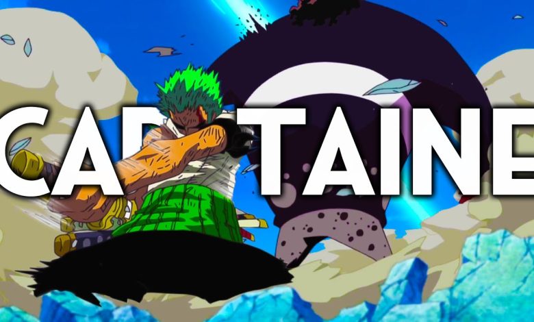 Zoro debout face à Bartholomew Kuma à Thriller Bark après avoir protégé Luffy